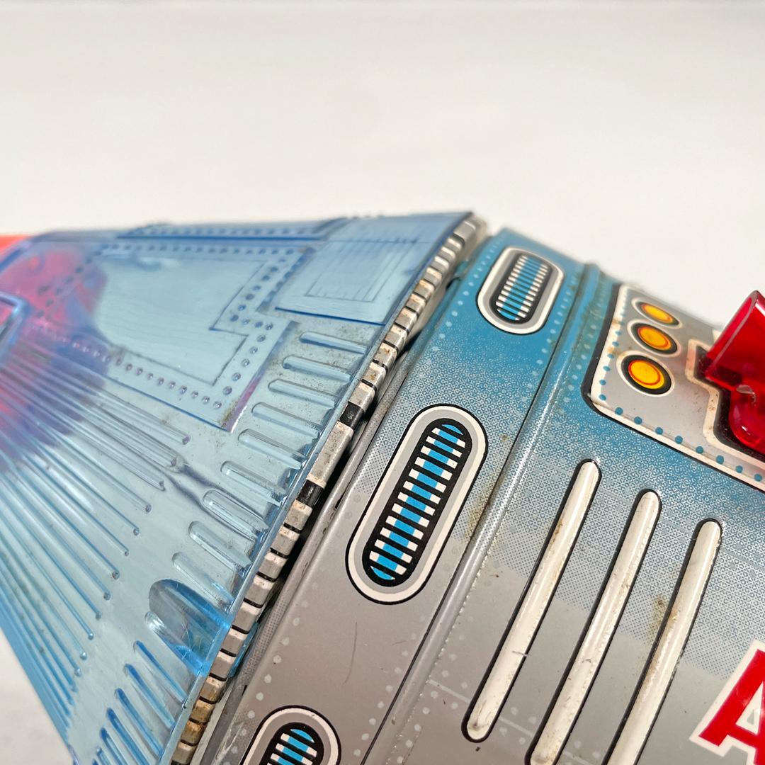 Giappone, metà del secolo scorso, astronave di latta Moon Traveler Apollo-z Nomura Toys, anni '60 5