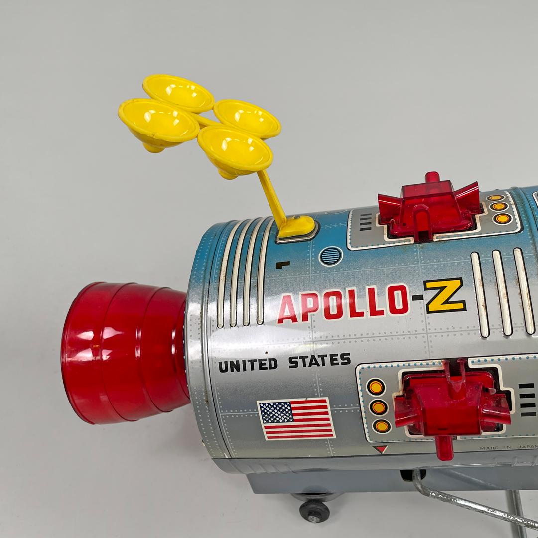 Japan mid-century modern tin spaceship Moon Traveler Apollo Japan mid-century modern tin spaceship Moon Traveler Apollo