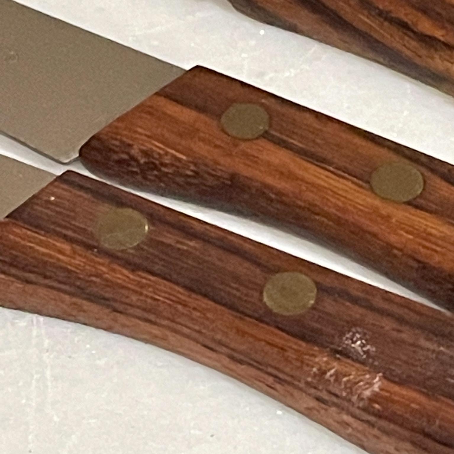 Japan Moravan Knives Steak Cutlery Set of 5 Midcentury Modern 1960s 2
