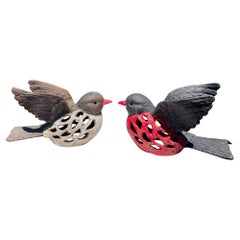 Japan Pair Birds of a Feather Garden Lighting Lanterns