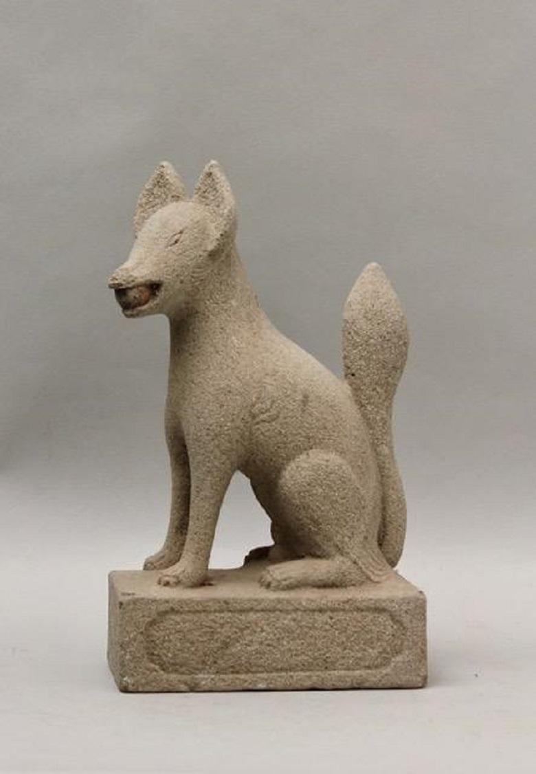 japanese kitsune stone