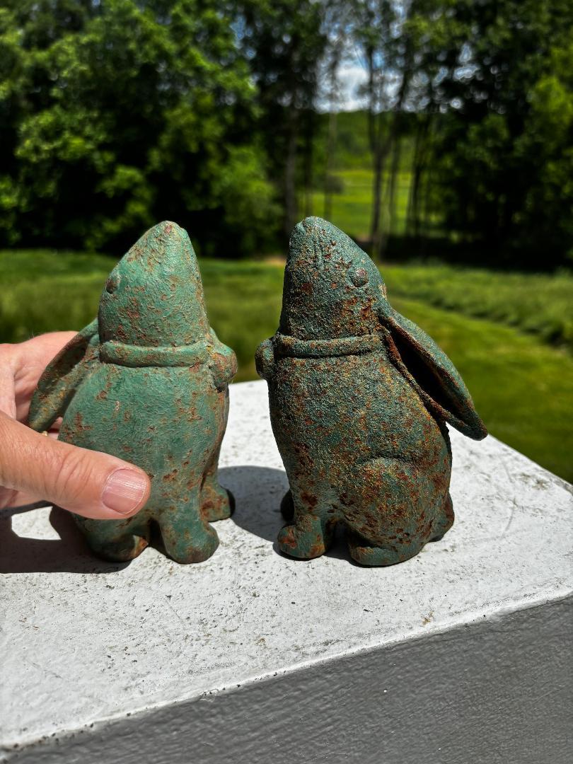 Early 20th Century Japan Rare Pair Old “Moon Gazing