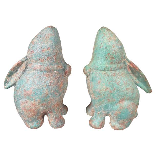 Japan Rare Pair Old “Moon Gazing