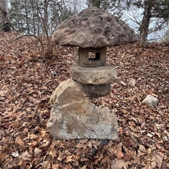 Japan Rare Size Stone Mountain Spirit Lantern
