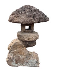 Japan Rare Size Stone Mountain Spirit Lantern