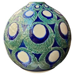 Japan, Rare Vase by Kanzan Shinkai, born in 1912