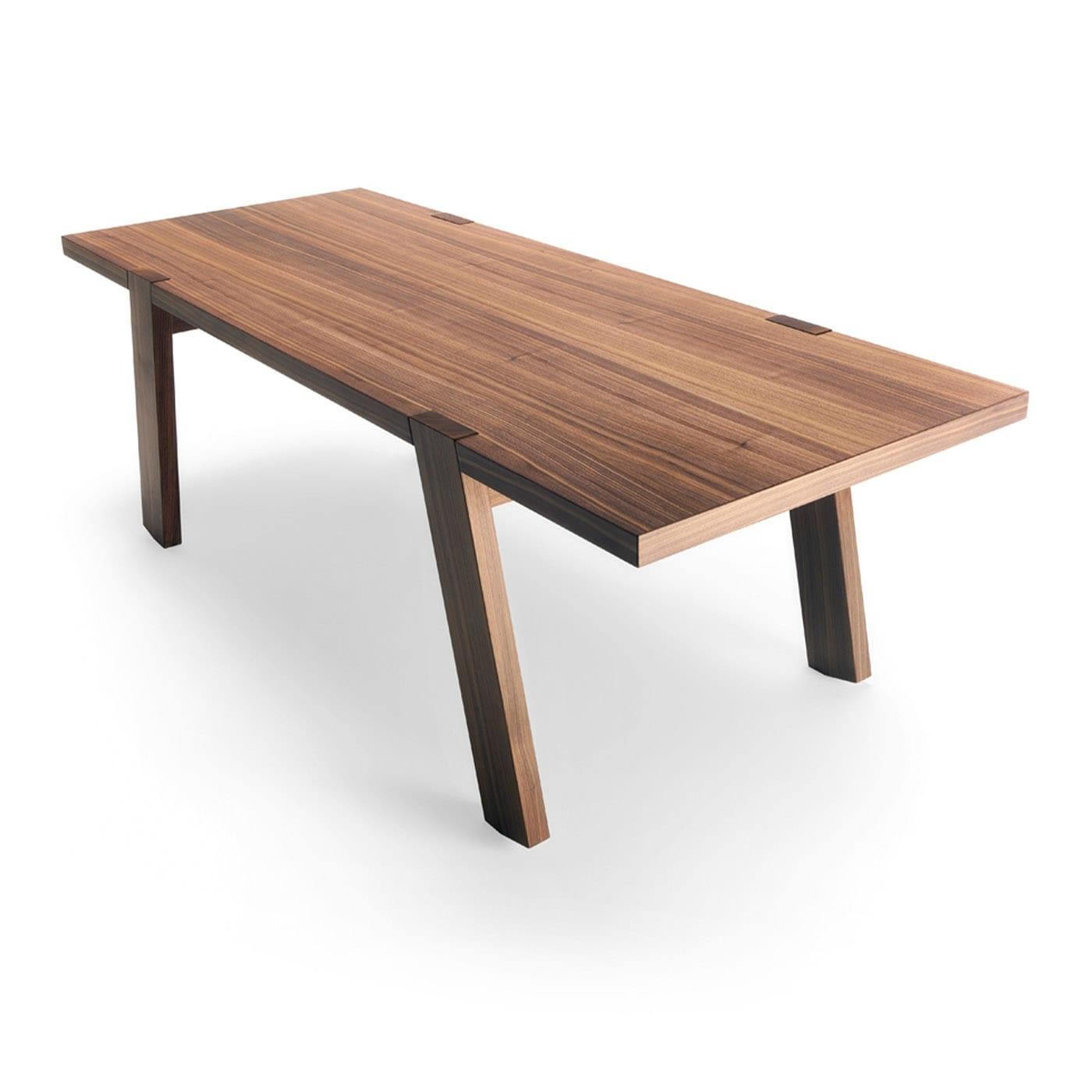 Japan Rechteckiger holztisch von Franco Poli im Angebot 1