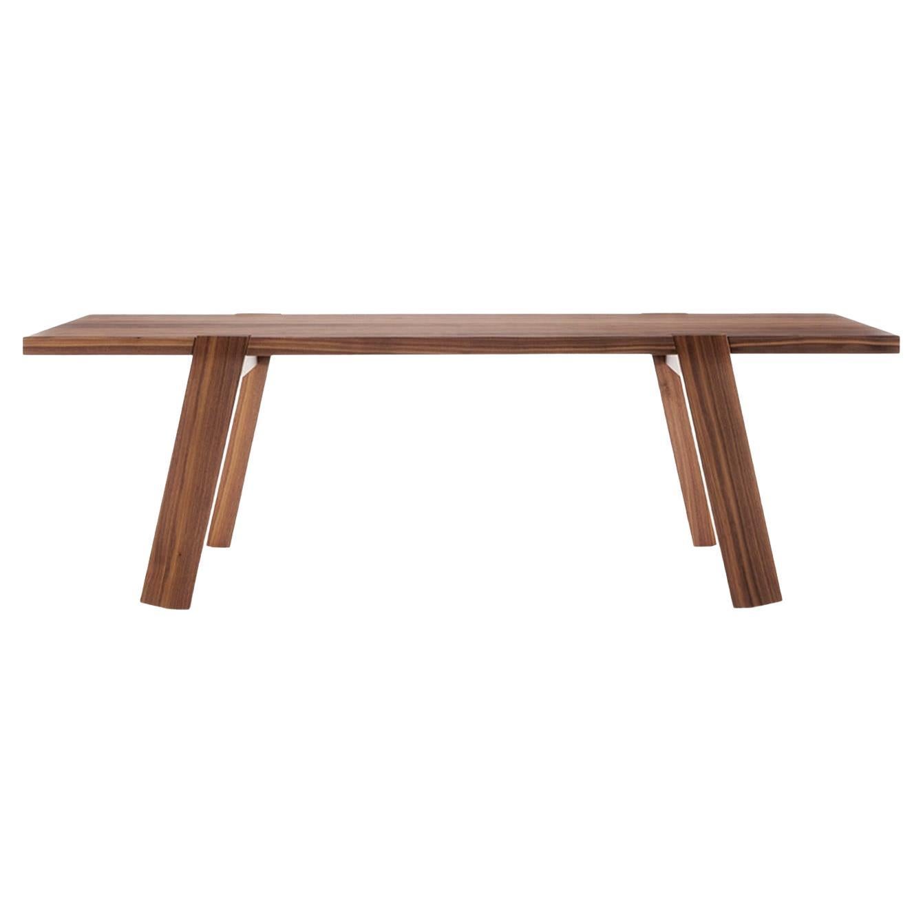 Japan Rechteckiger holztisch von Franco Poli im Angebot