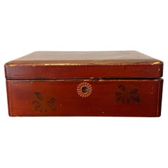 Japan Red Lacquered Box 19th century