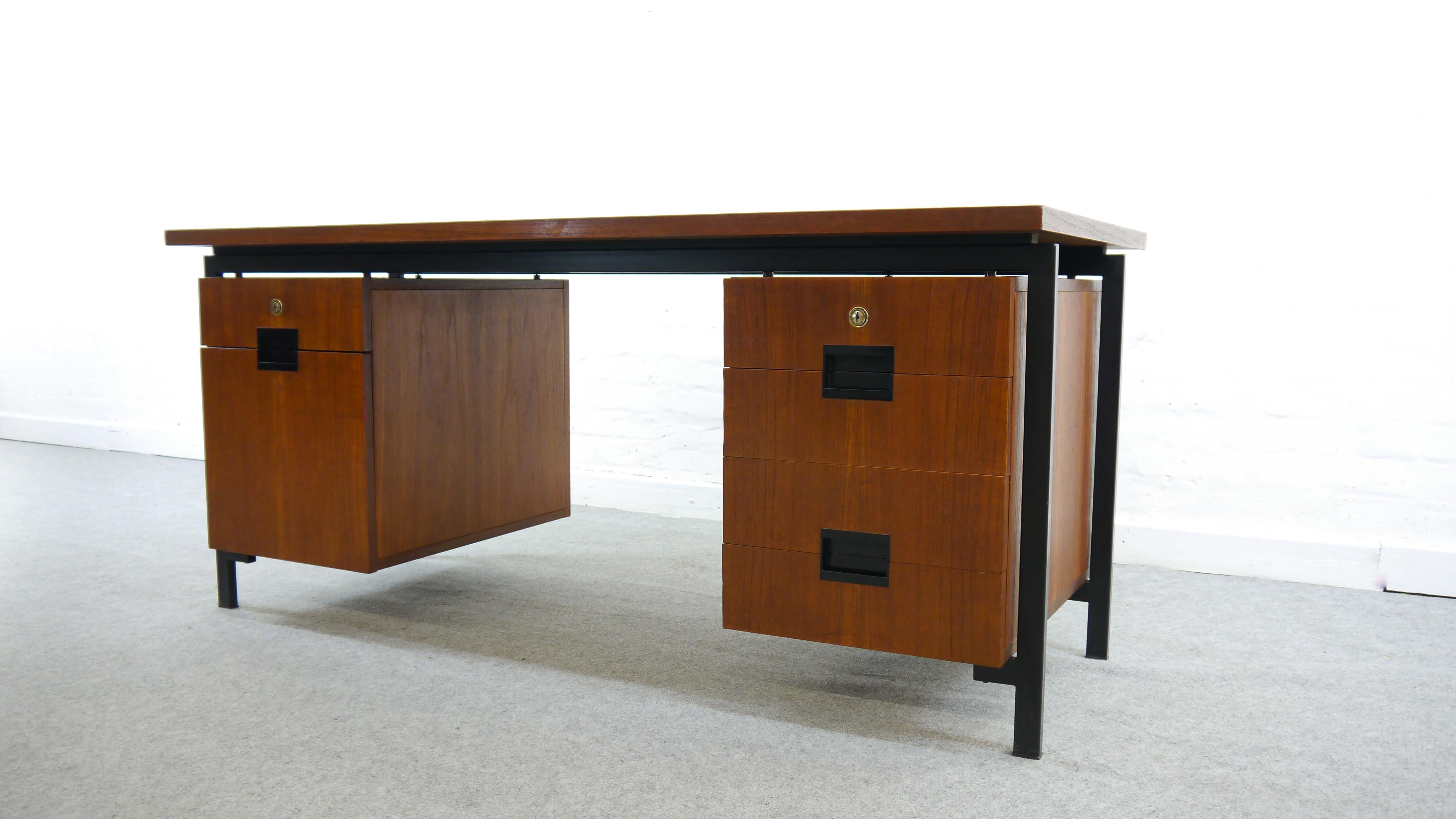 Dutch Japan Series Writing Desk EU02 in Teak by Cees Braakman for Pastoe, Netherlands For Sale