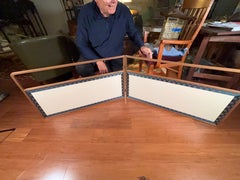 Japan Small Folding Two-Panel Blue Furosaki Tea Screen Contemporary Simplicity