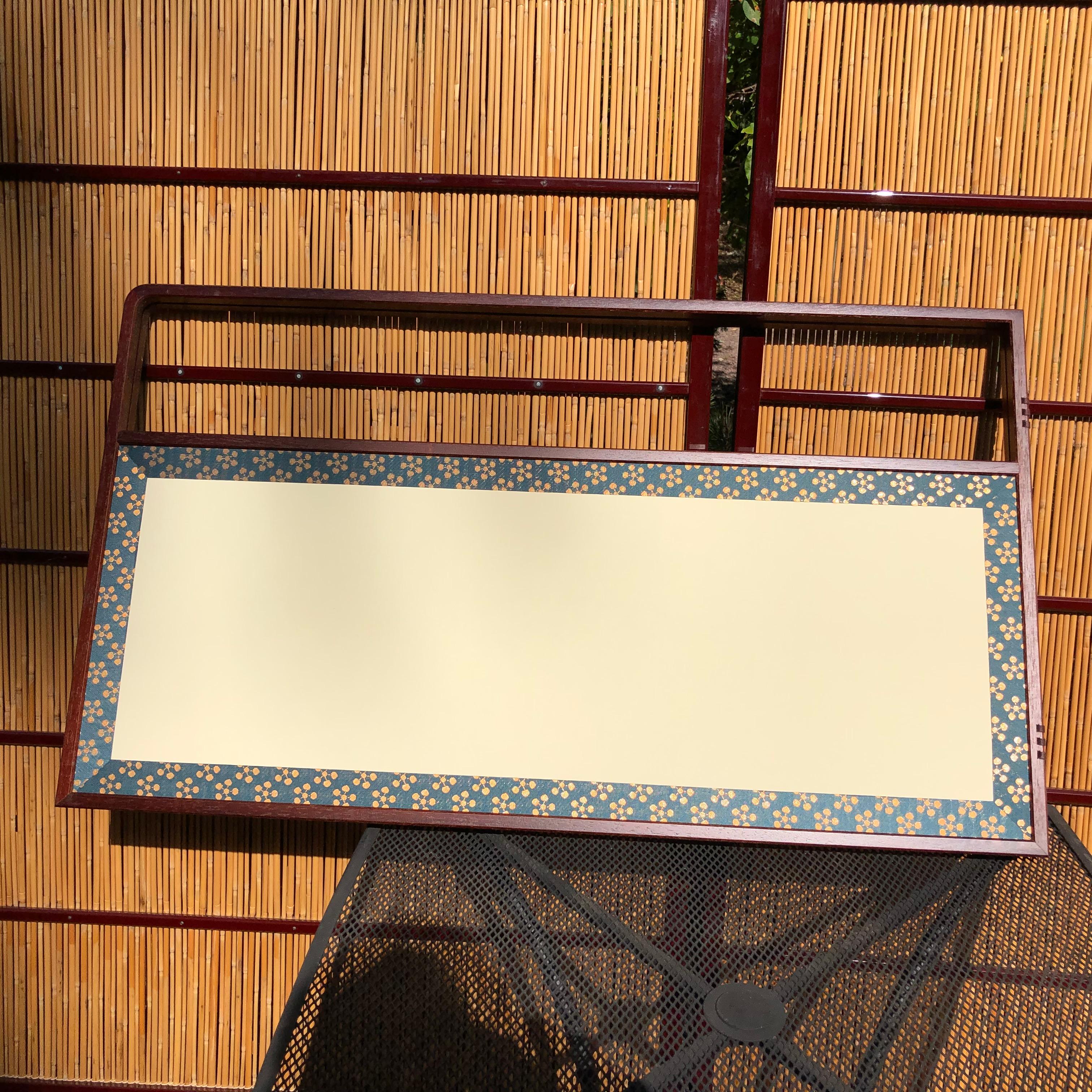 Japan Small Gold Folding Two-Panel Tea Screen 