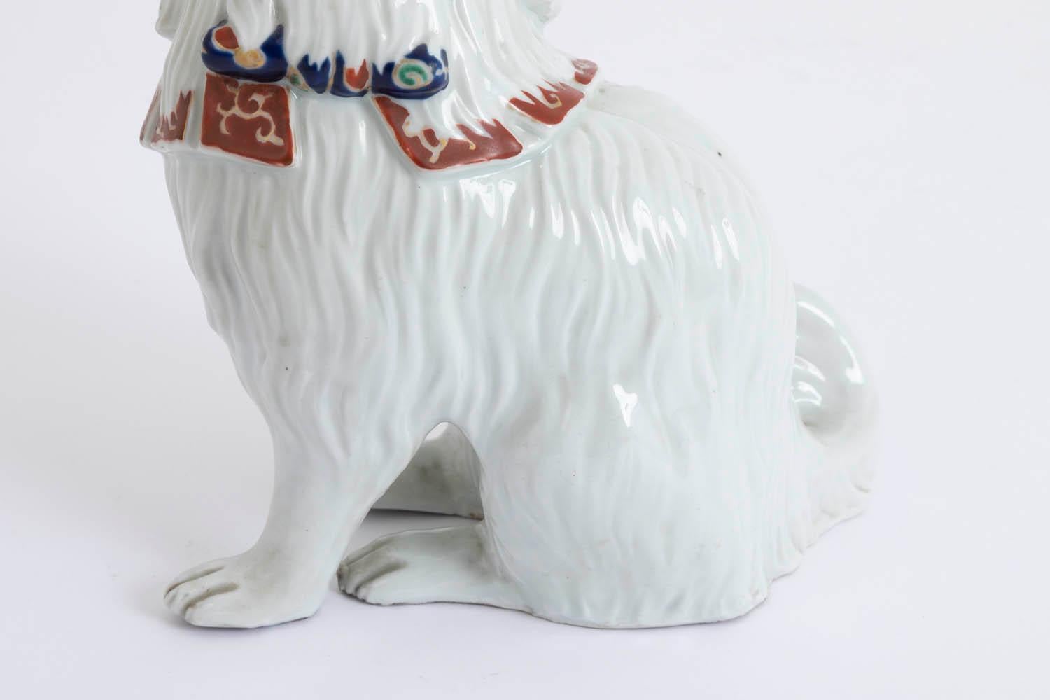 Japan, Small Kutani Porcelain Dog, Meiji Period 2