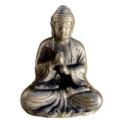 Japan Special Old Sterling Silver Buddha of Supreme Wisdom