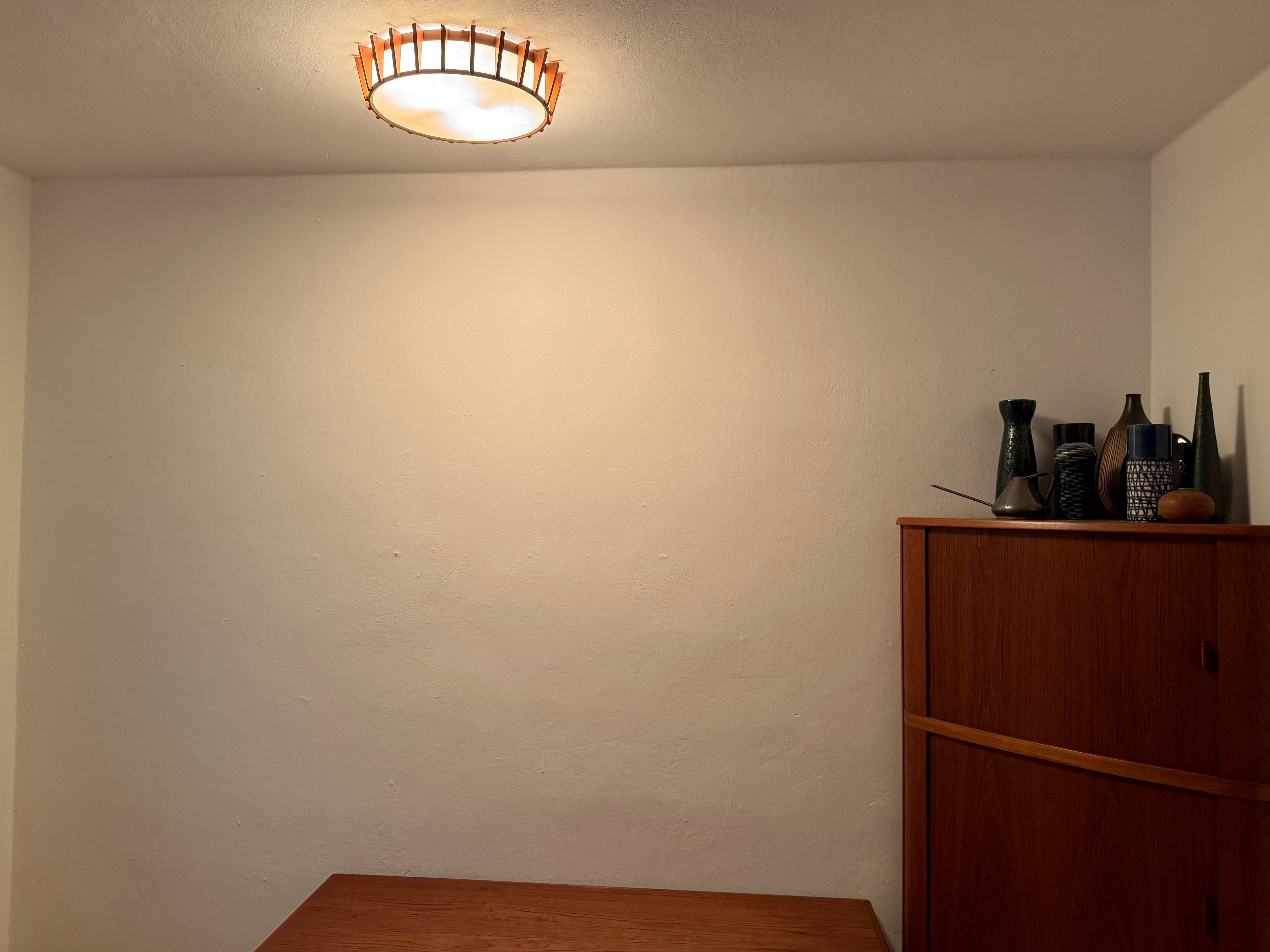 Japan Style Flush Lamp by Temde For Sale 1