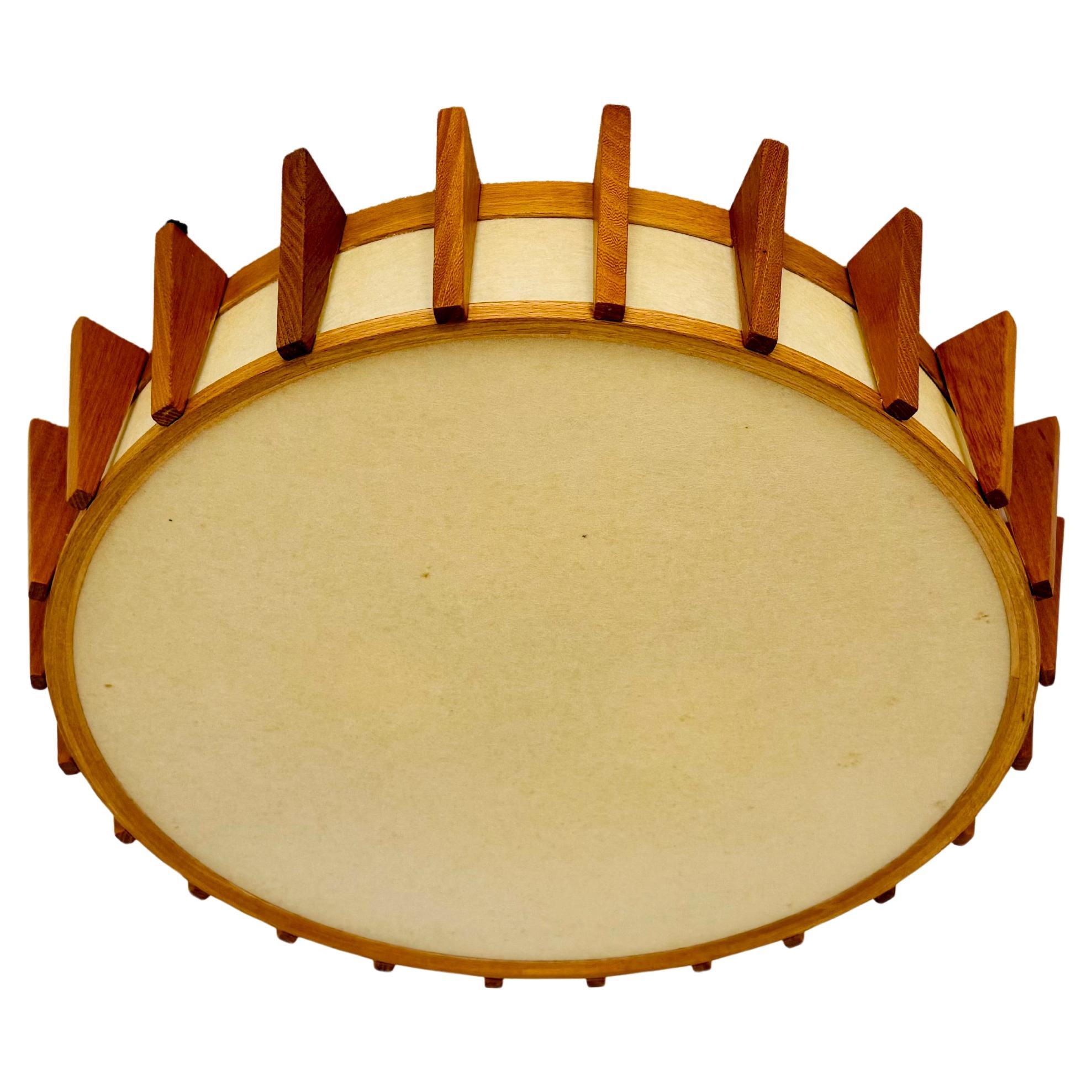 Japan Style Flush Lamp by Temde For Sale