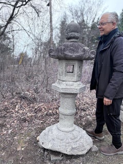 Japan Tall Antique Classic Kasuga Stone Lantern