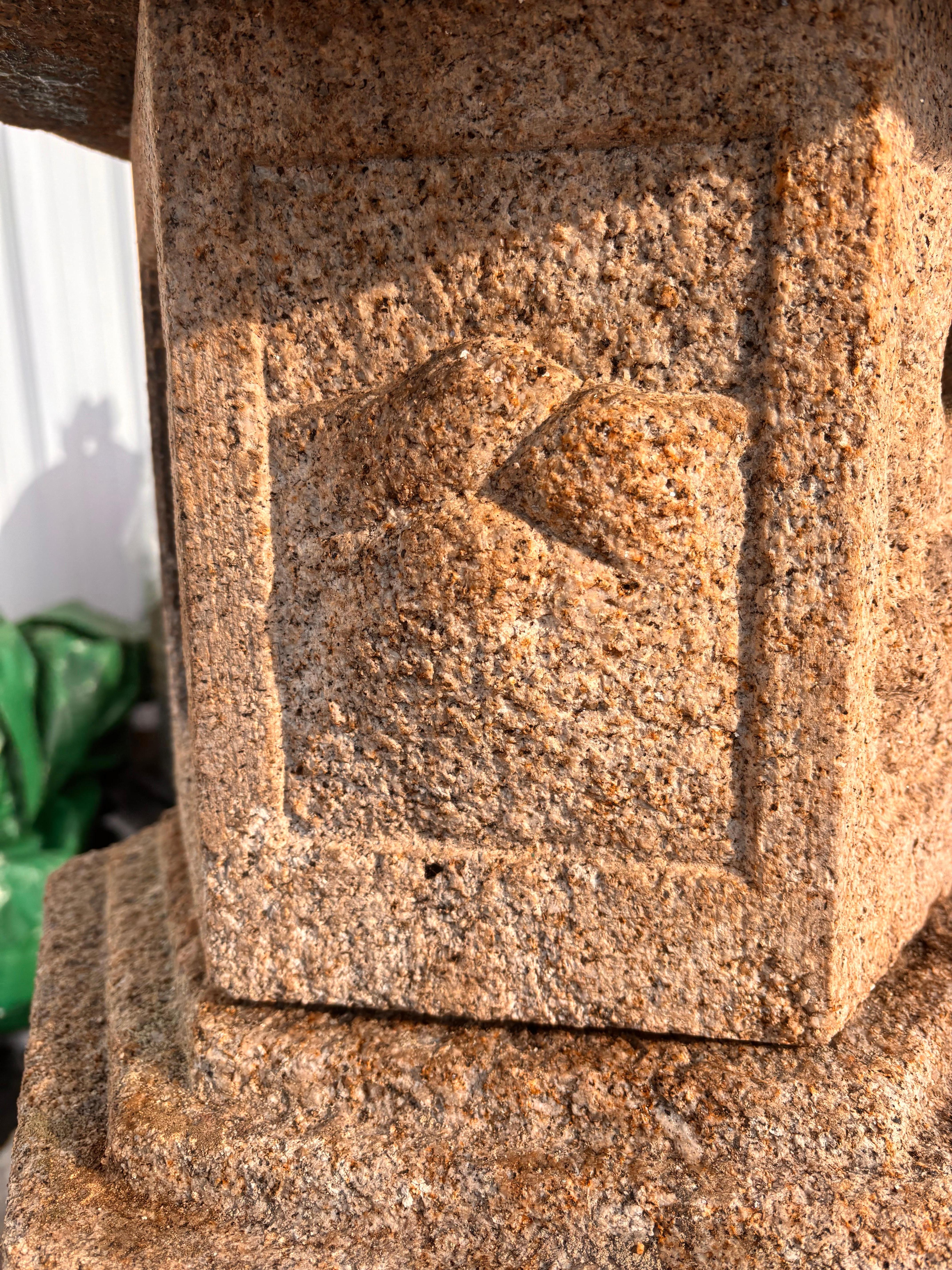 Japan Tall Antique Kasuga Stone Lantern For Sale 1