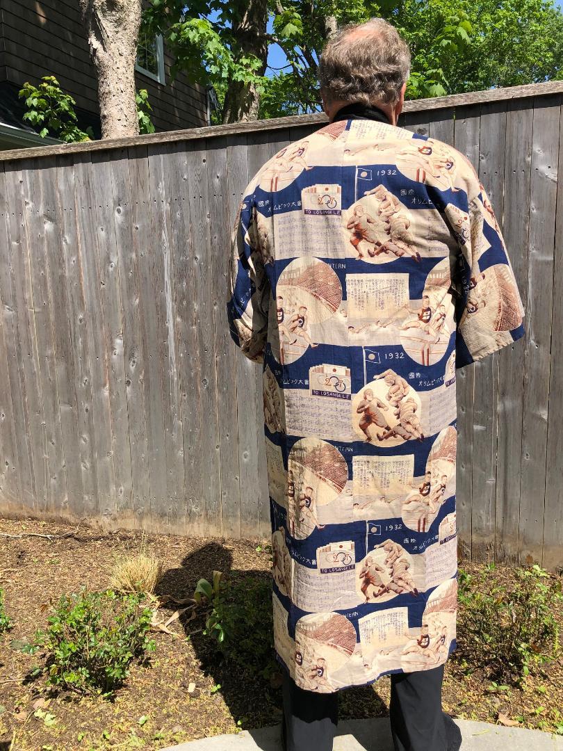 Japan USA  Rare 1930 Sports Kimono For Sale 8