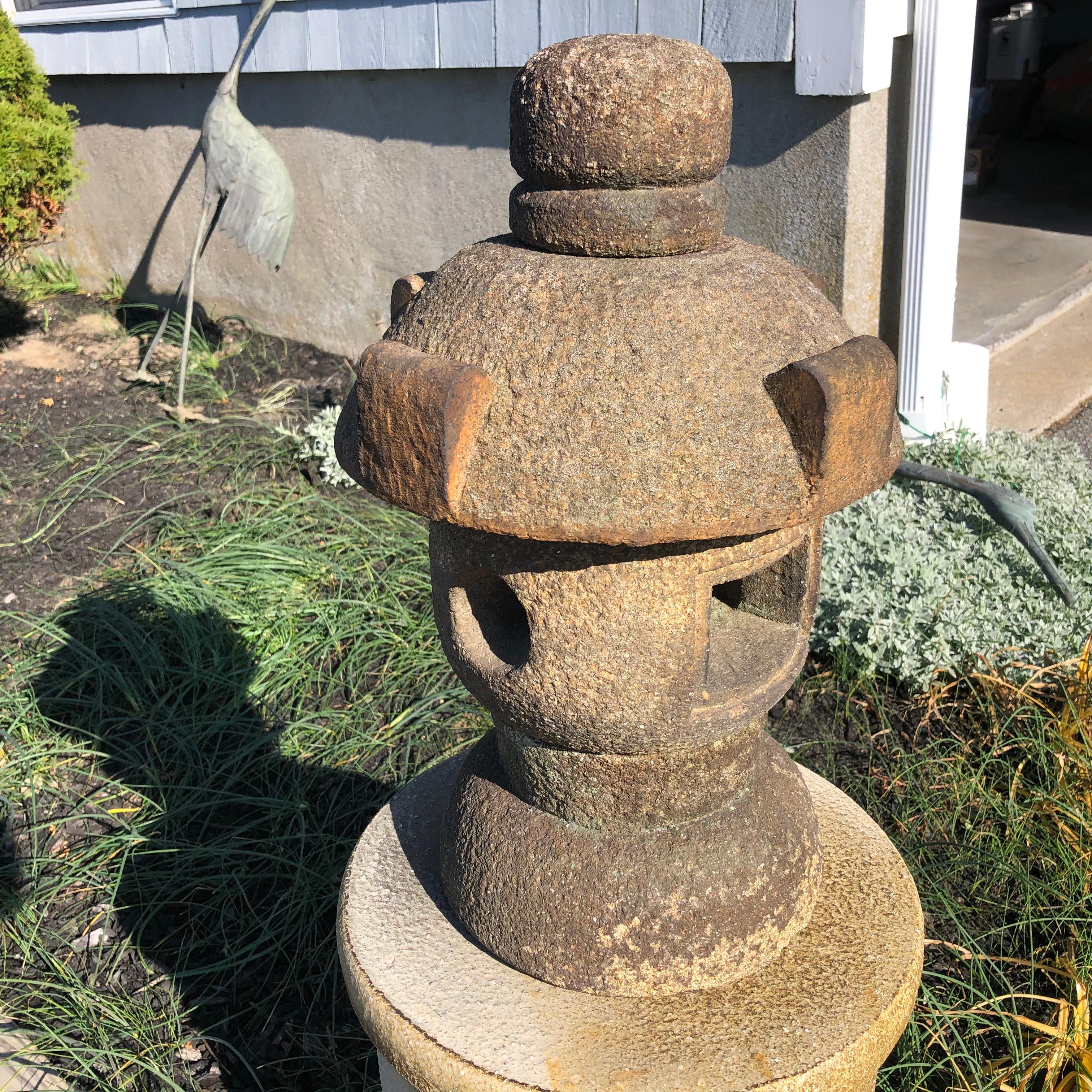 Japanese Japan Vintage Stone Lantern 