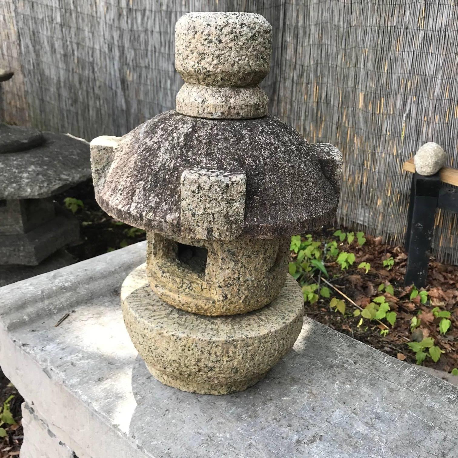 Mid-20th Century Japan Vintage Stone Lantern 