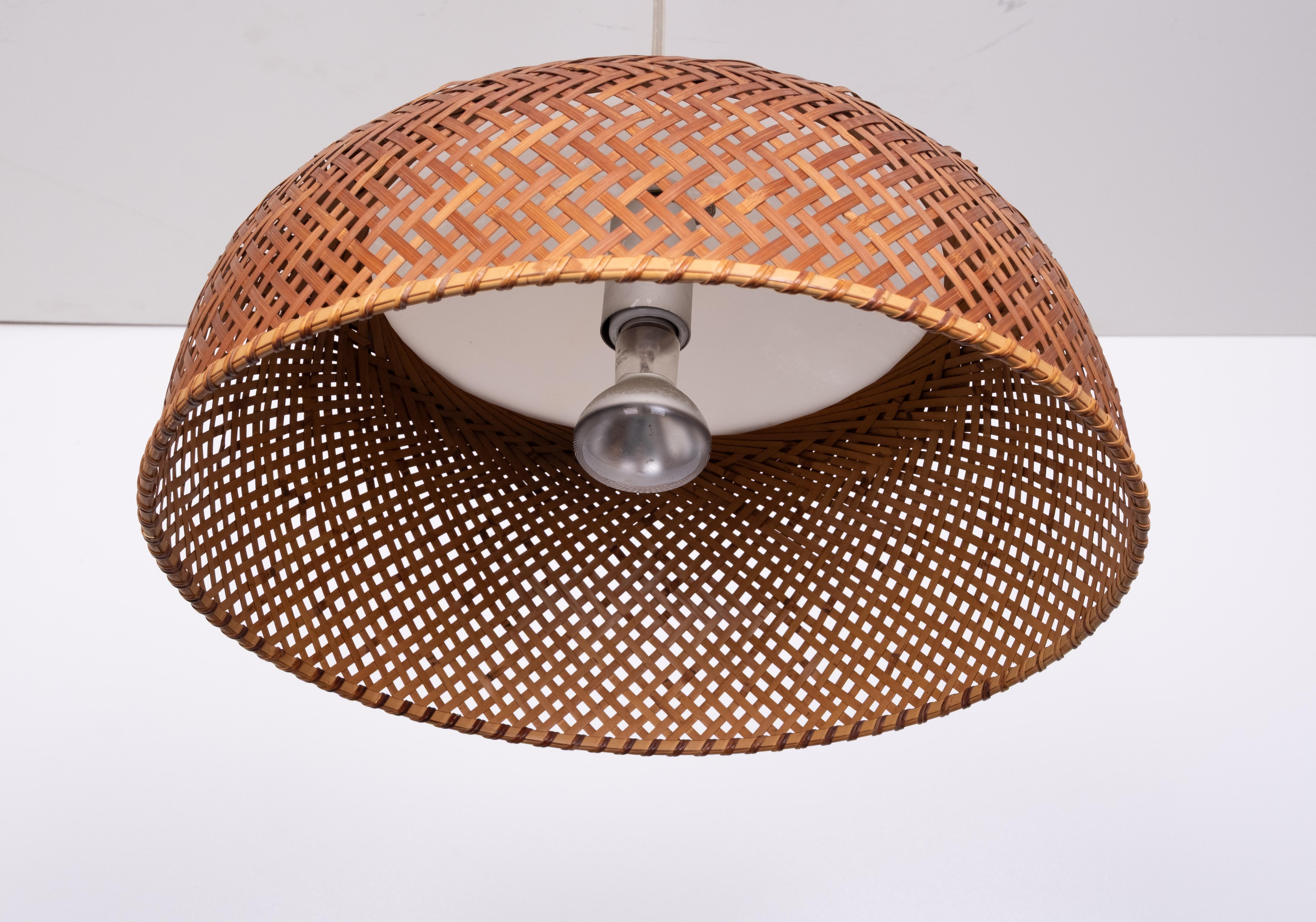 Japan Wicker Pendant lamp 1970s in vendita 1