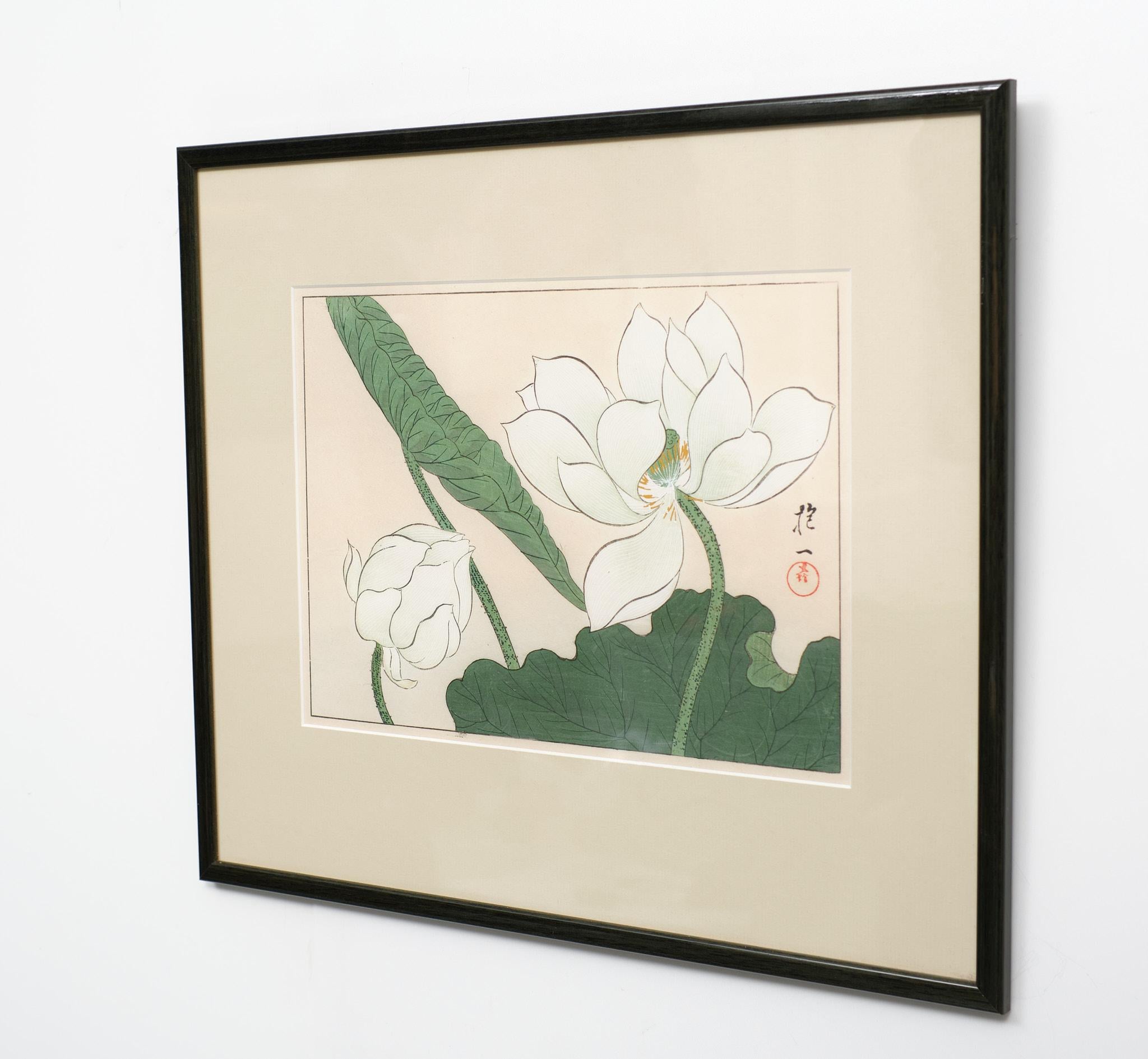 Japanese Japan Woodblock Print After Sakai Hoitsu, 1920s