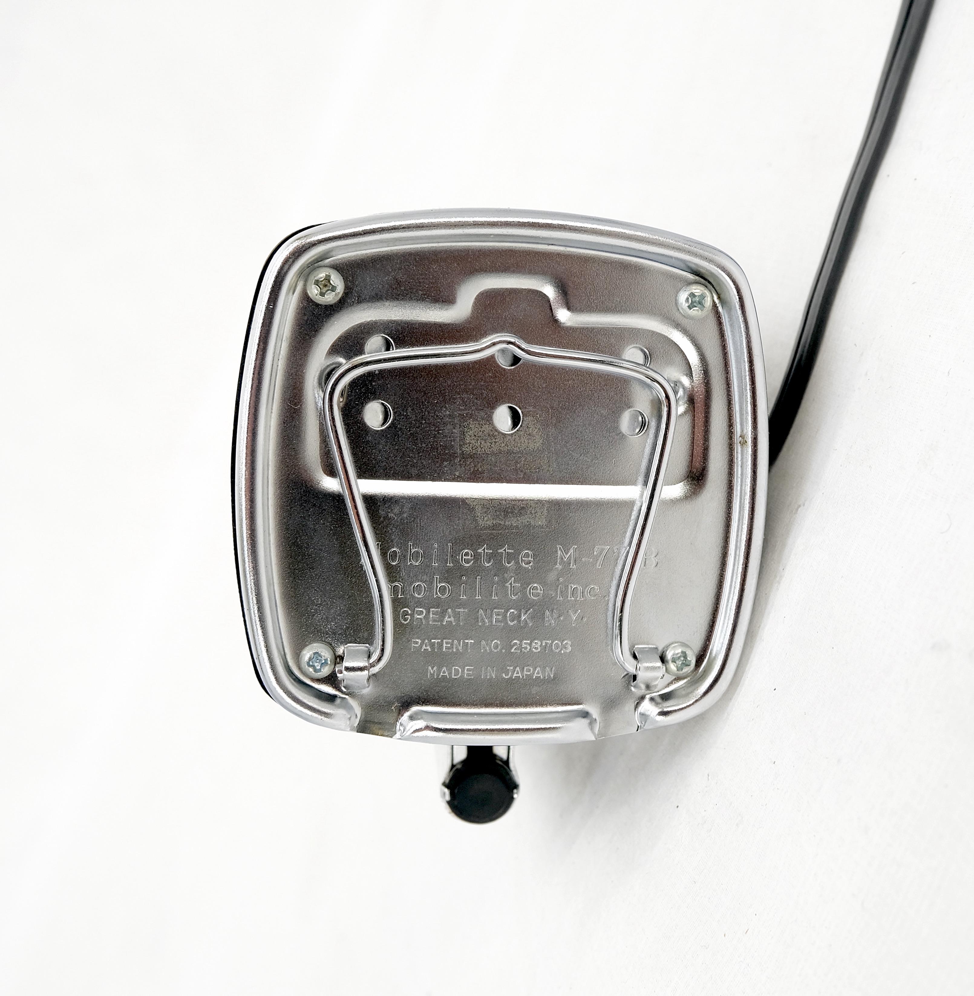 Chrome Lampe de bureau télescopique ajustable japonaise Mid-Century Modernity C1960s Mint ! en vente