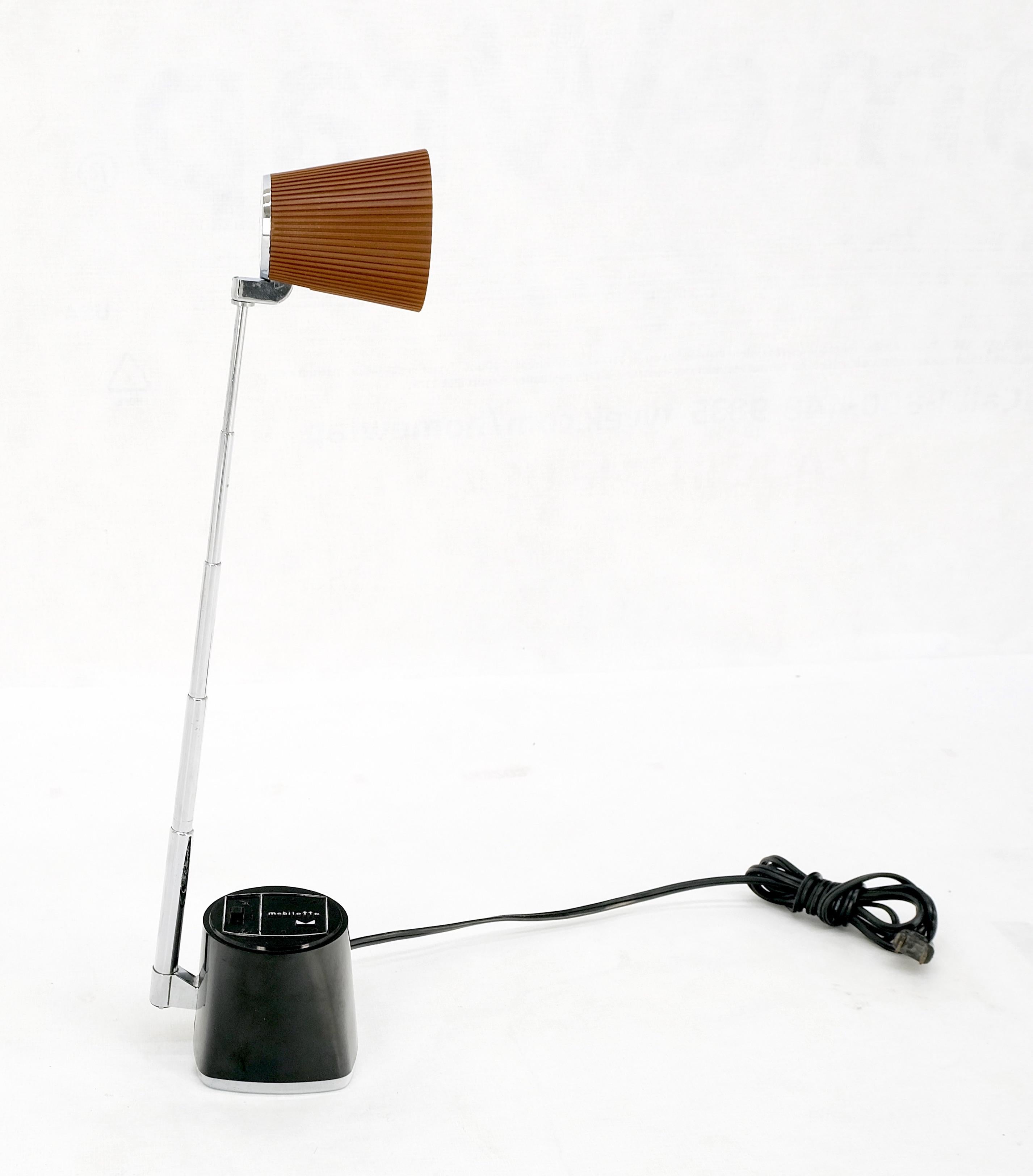 Japaneese Mid-Century Modern C1960s Telescopic Adjustable Desk Lamp Mint! For Sale 1