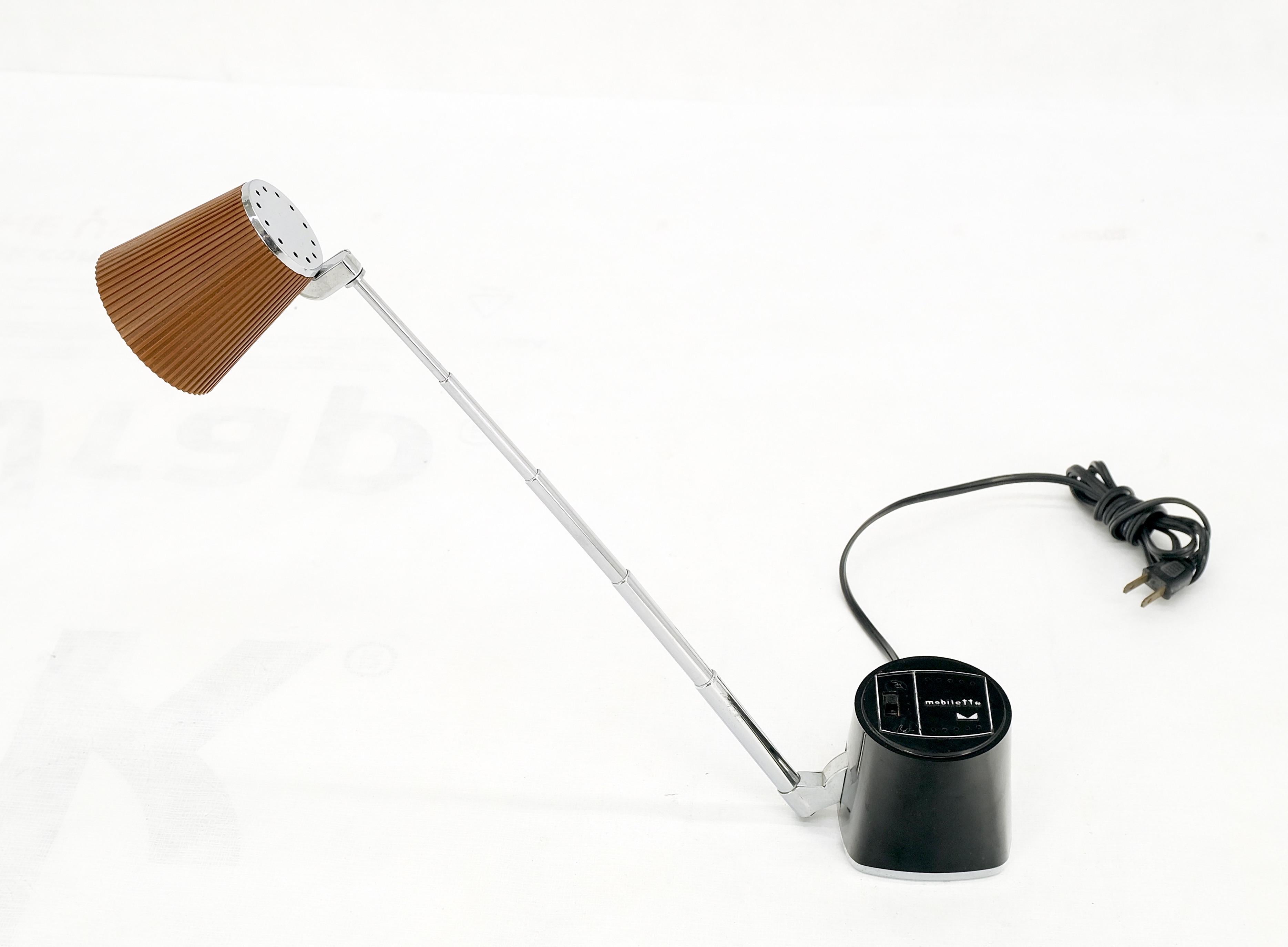 Japaneese Mid-Century Modern C1960s Telescopic Adjustable Desk Lamp Mint! For Sale 3