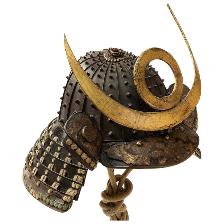 Japanese 16 Plates Samurai Helmet, 'Za-Boshi Kabuto', 18th Century at  1stDibs | samurai helmets, samuri helmet, samourai helmet