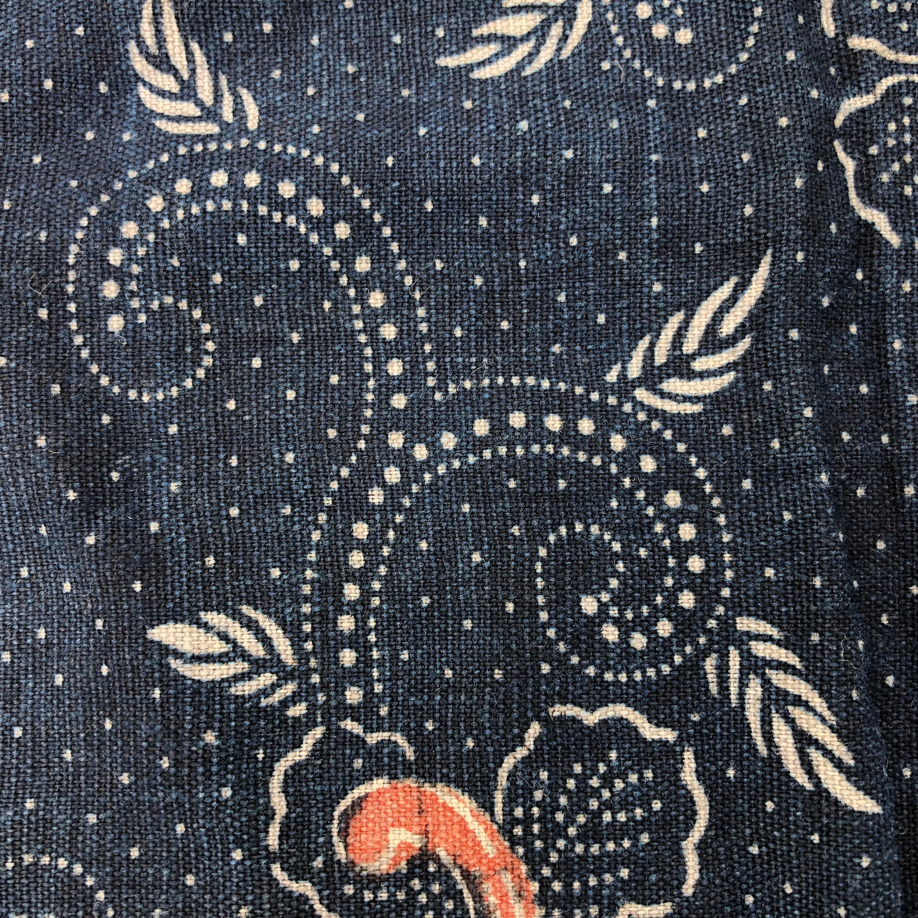 19th Century Japanese 1890 Hand Spun Cotton 