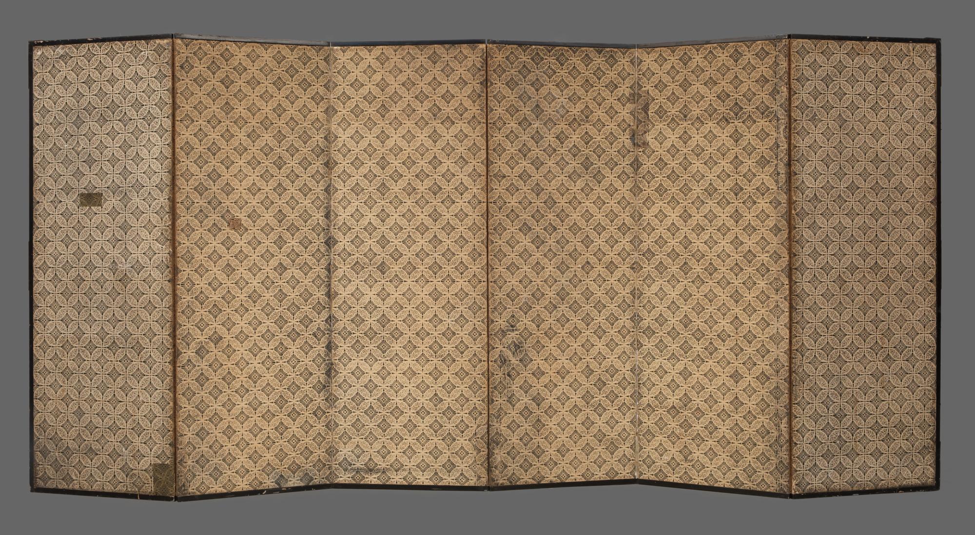 Japanese 18th Century Large 6-Panel Folding Screen by Mori Yôshin 森陽信 12
