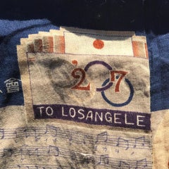 Japanese 1930s Los Angeles Olympic Commemorative Kimono, Rare Collectible Chance