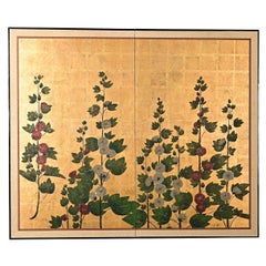 Japanese 1940s Reproduction Bifold Screen