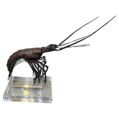 Japanese 19th Century articulated copper lobster