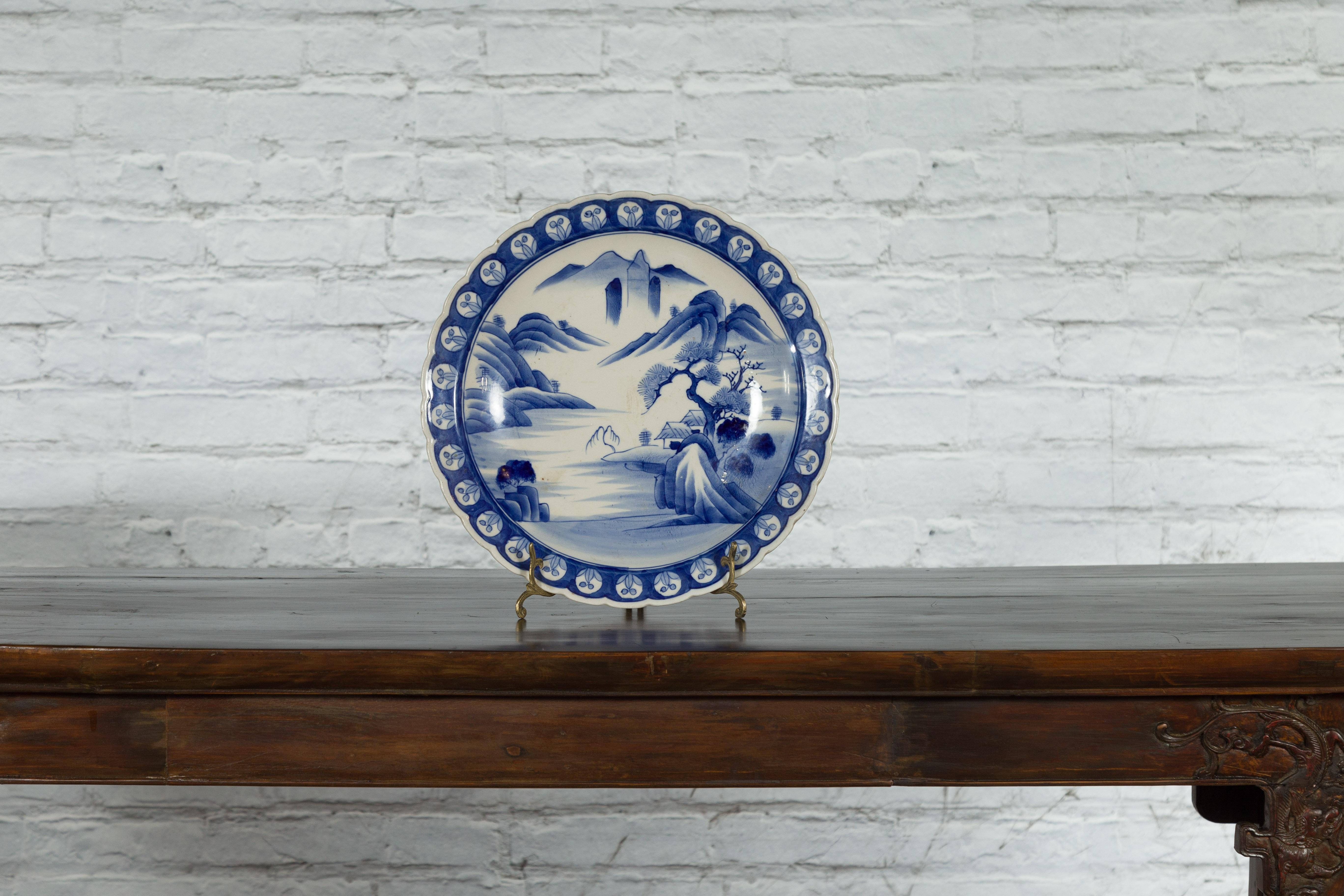 japanese blue and white plates