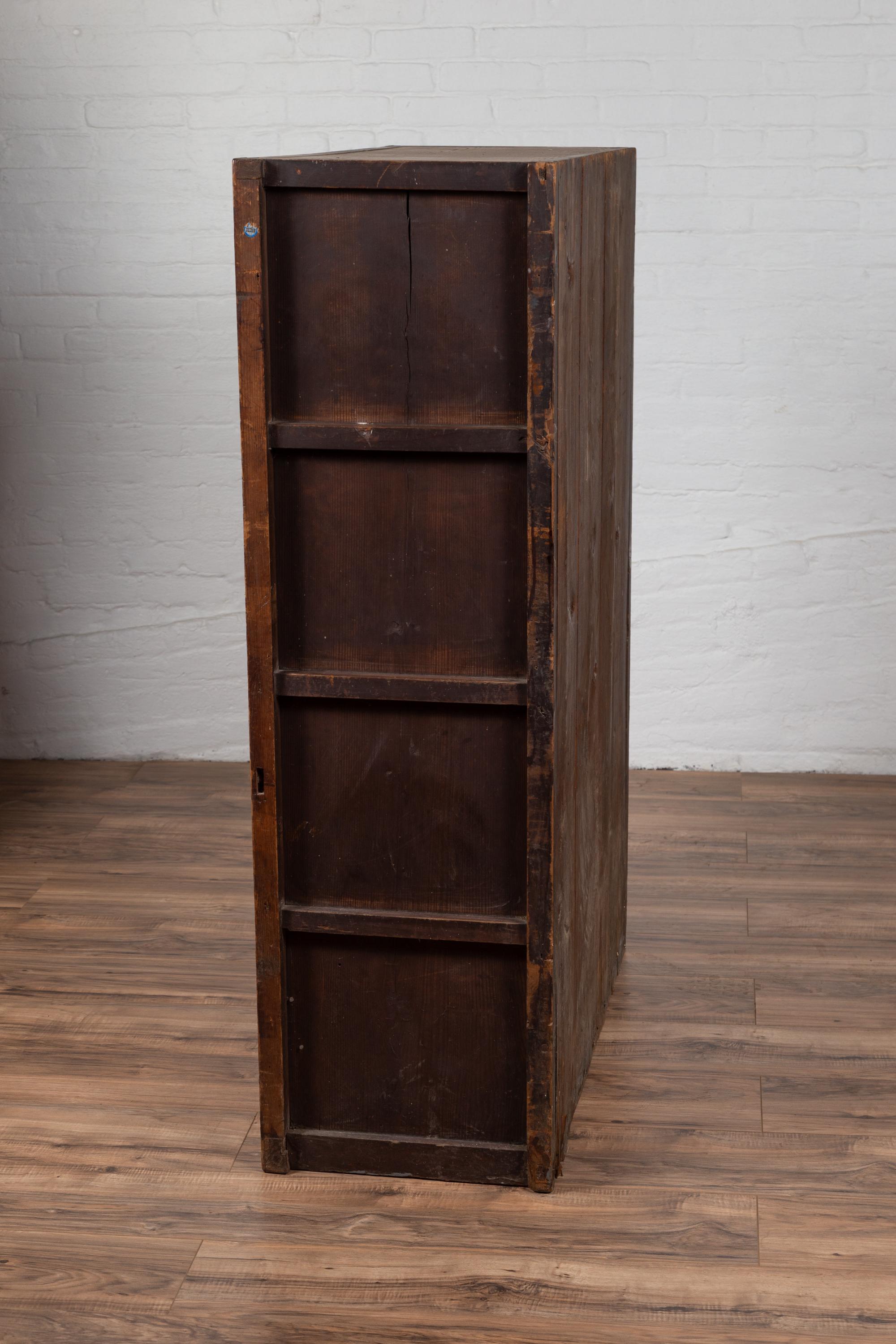 Japanese 19th Century Meiji Period Apothecary Cabinet with 27 Drawers and Doors 7