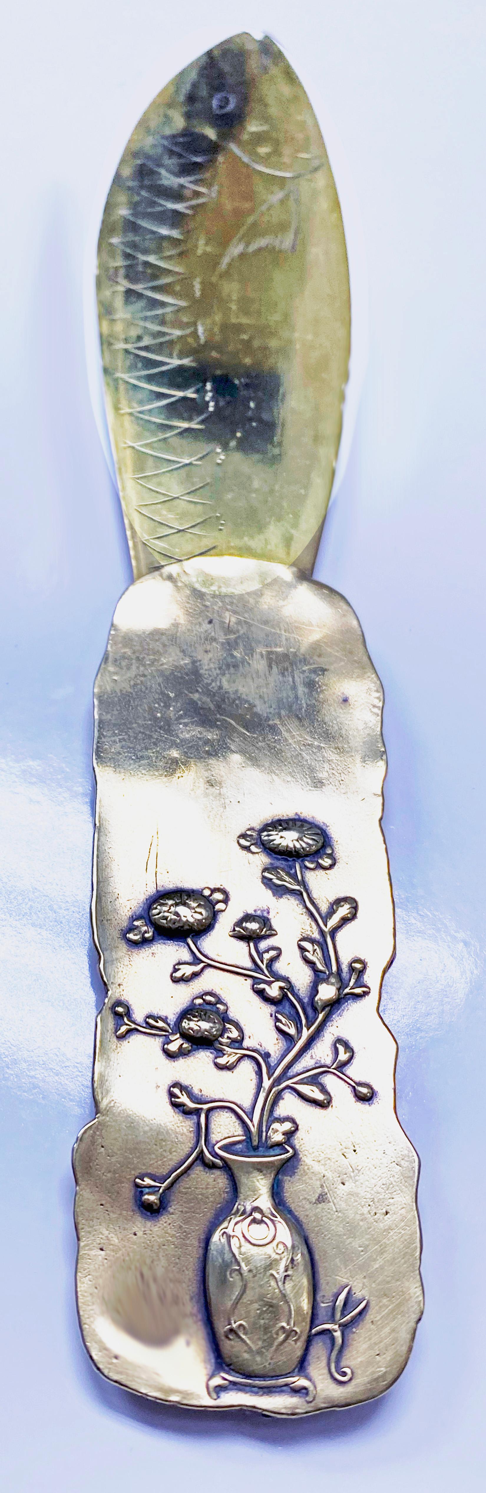 Métal mélangé japonais du 19ème siècle, Coupe-papier C.1880 Bon état à Toronto, Ontario