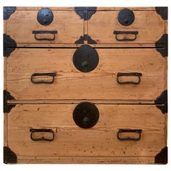 Japanese 19th Century Tansu Chest