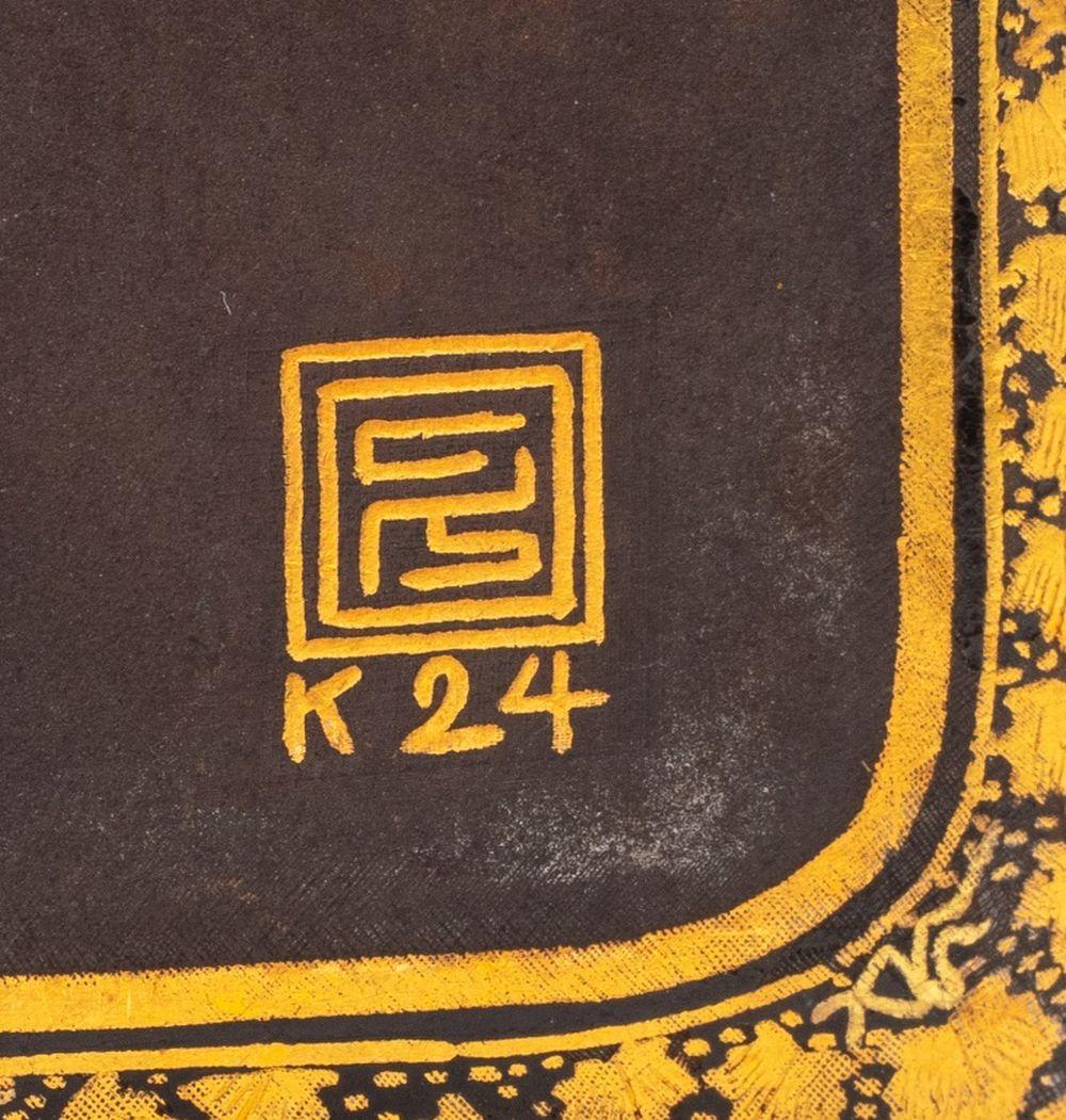 20ième siècle Japanese 24K Gold & Silver Overlay Cigarette Case en vente