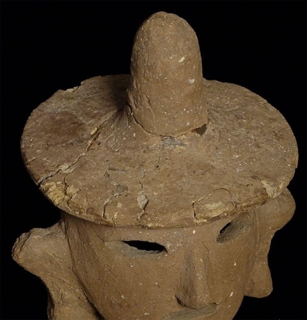 Japanese 3rd to 6thc Haniwa Head, 6663 2