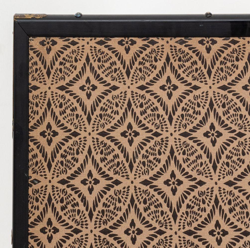 Japanischer 4-Panel Byobu Bildschirm (Blattgold) im Angebot