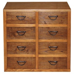 Antique Japanese 8-Drawer Tansu