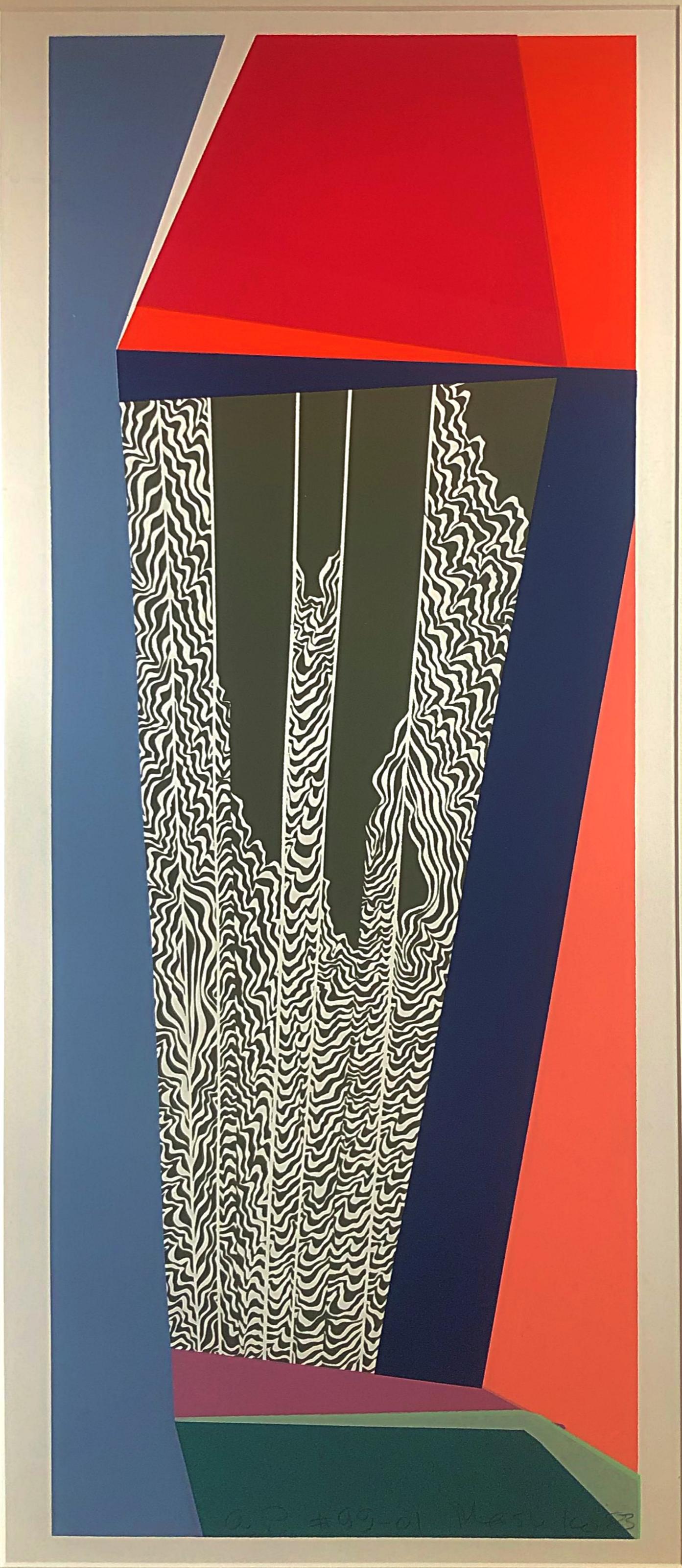 Serigrafías expresionistas abstractas japonesas, firmadas y numeradas, Mashiko en venta 1