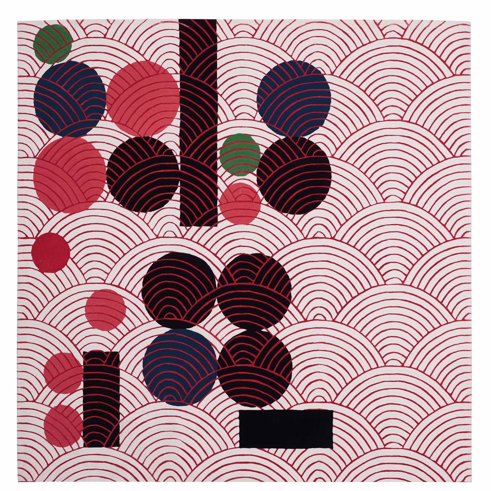 Japanese Abstractions N°3 rug by Thomas Dariel 
Dimensions: D 240 x W 240 cm 
Materials: New Zealand Wool and Viscose. 
Also available in other colors, designs, and dimensions. 


Japanese Abstractions is a collection of nine pieces, all