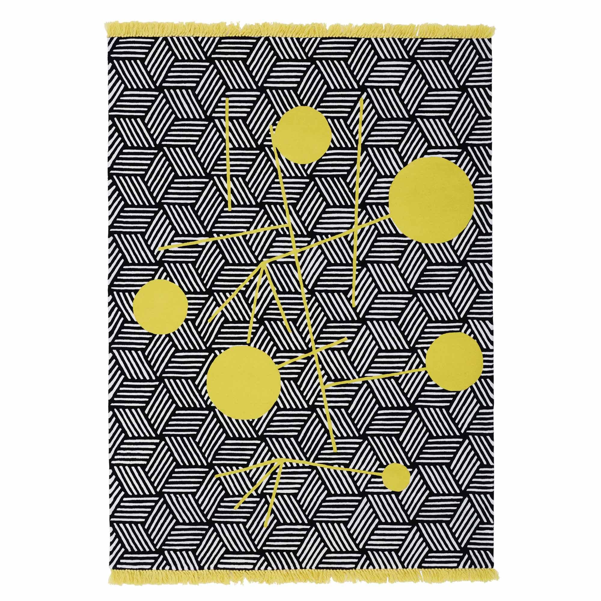 Japanese abstractions N°6 Rug by Thomas Dariel 
Dimensions: D 170 x W 240 cm 
Materials: New Zealand wool and viscose. 
Also available in other colors, designs, and dimensions.


Japanese Abstractions is a collection of nine pieces, all