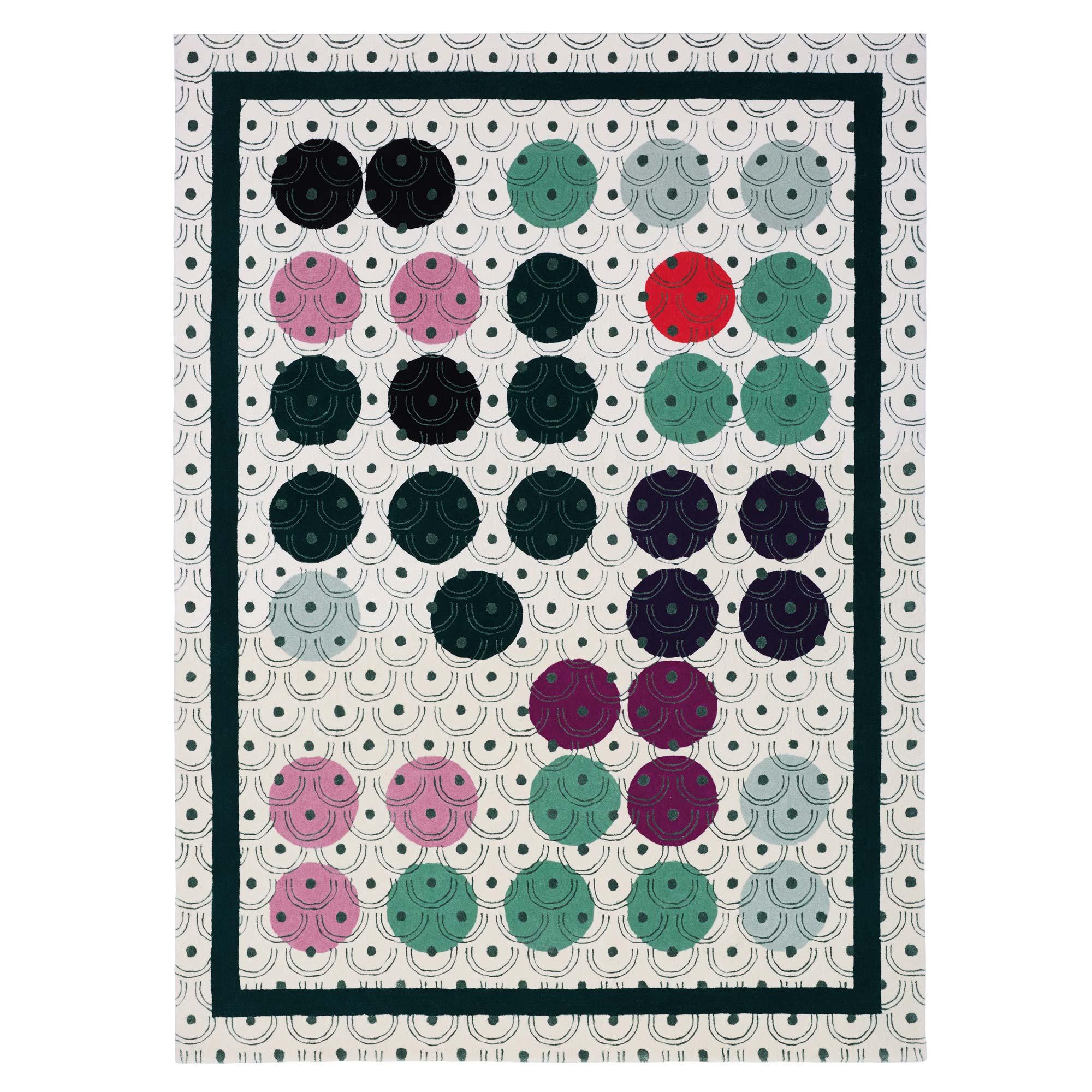 Japanese abstractions N°7 Rug by Thomas Dariel 
Dimensions: D 170 x W 240 cm 
Materials: New Zealand wool and viscose. 
Also available in other colors, designs, and dimensions. 


Japanese Abstractions is a collection of nine pieces, all