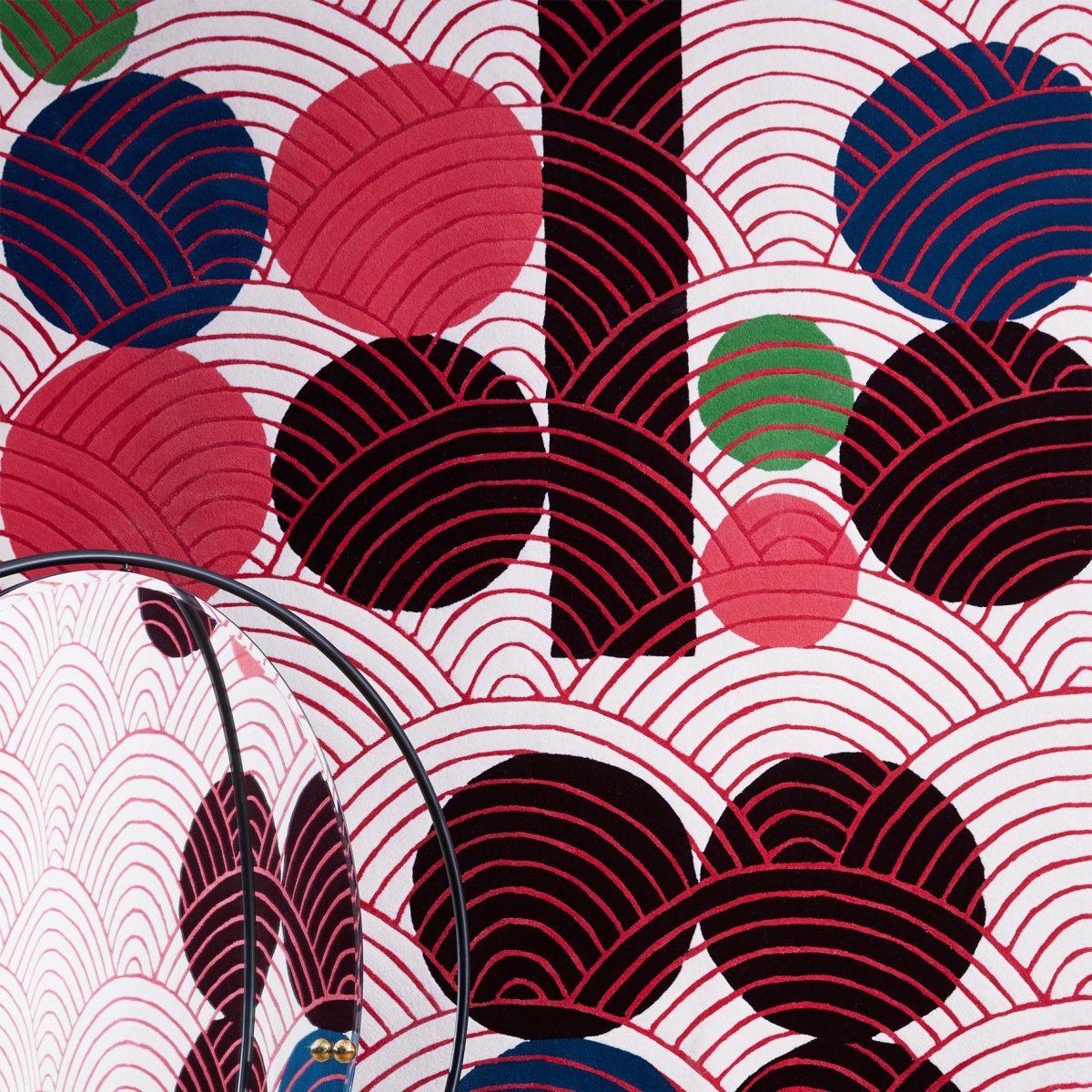Wool Japanese Abstractions N°7 Rug by Thomas Dariel