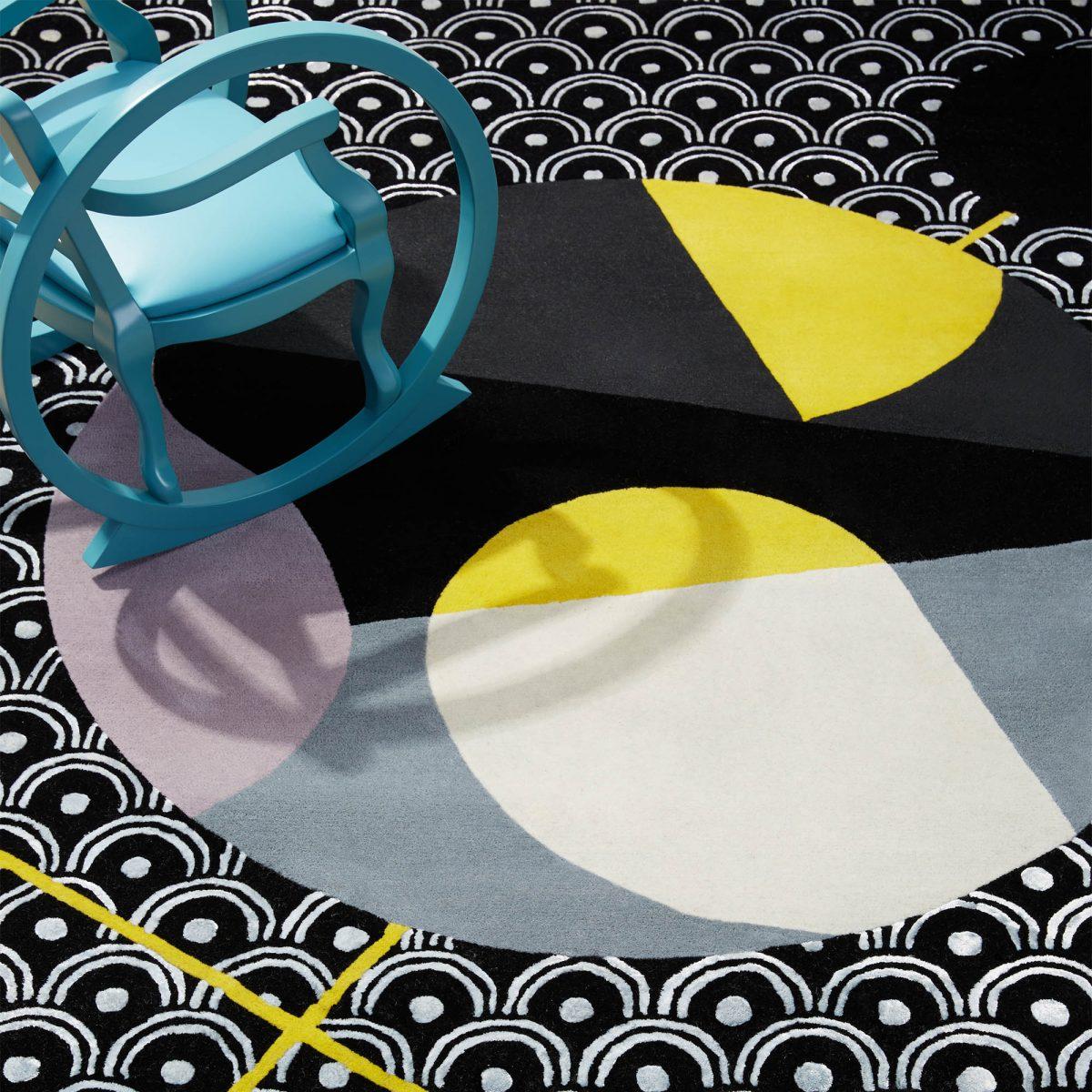 Hand-Crafted Japanese Abstractions N°9 Rug by Thomas Dariel